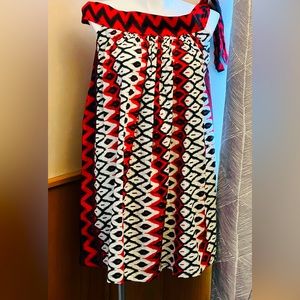 African print dress